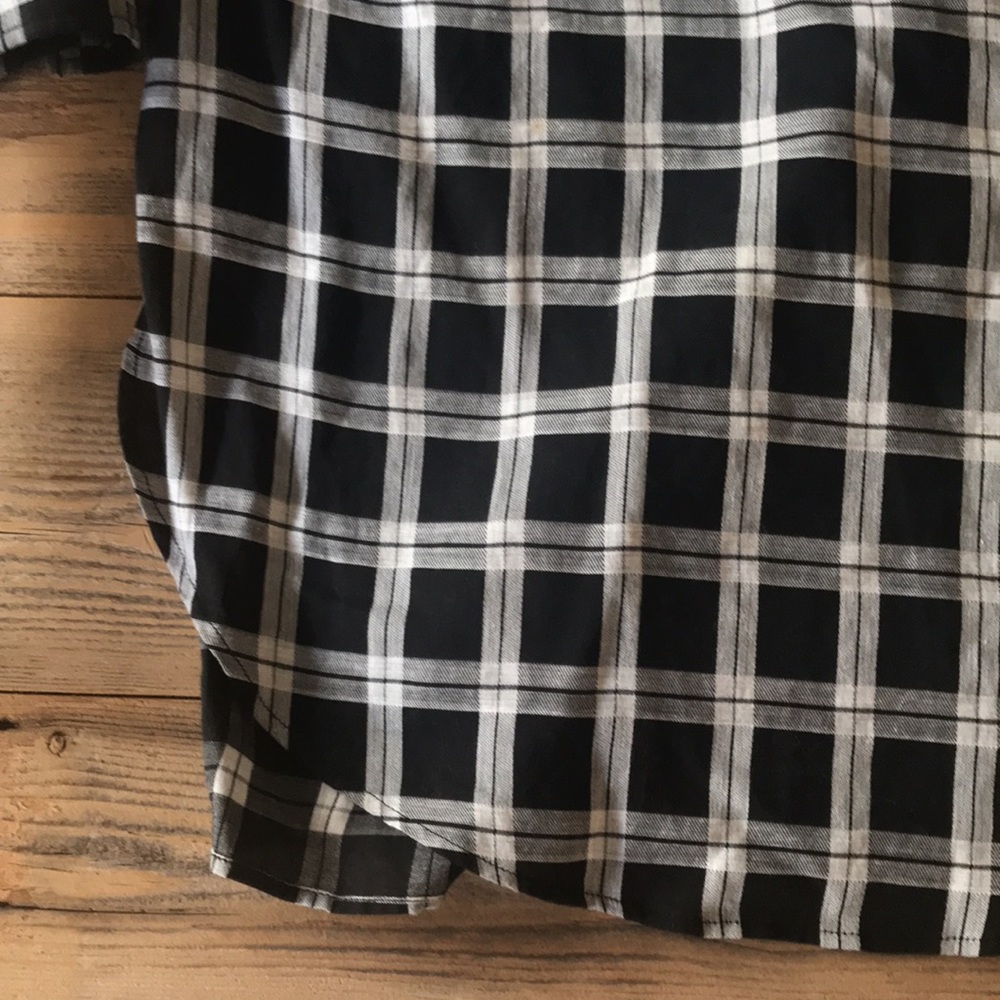 Rag And Bone Window Pane Pattern Blouse. Xs - image 6